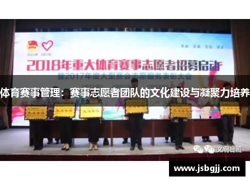 体育赛事管理：赛事志愿者团队的文化建设与凝聚力培养